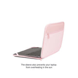 Philbert MacBook 15-16" Veske med Innebygd Sol / Privacy Beskyttelse – Rosa