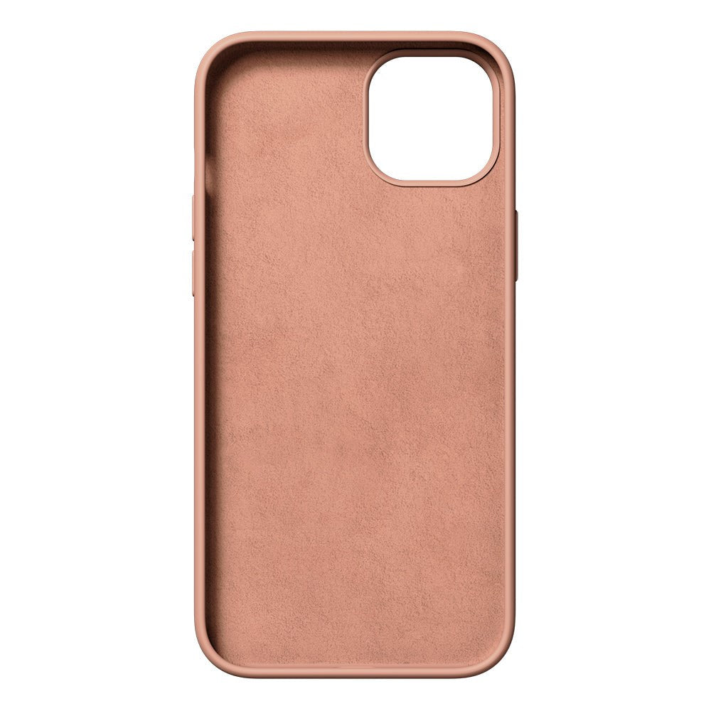 Nudient iPhone 15 Base Silicone Deksel - Peach Orange