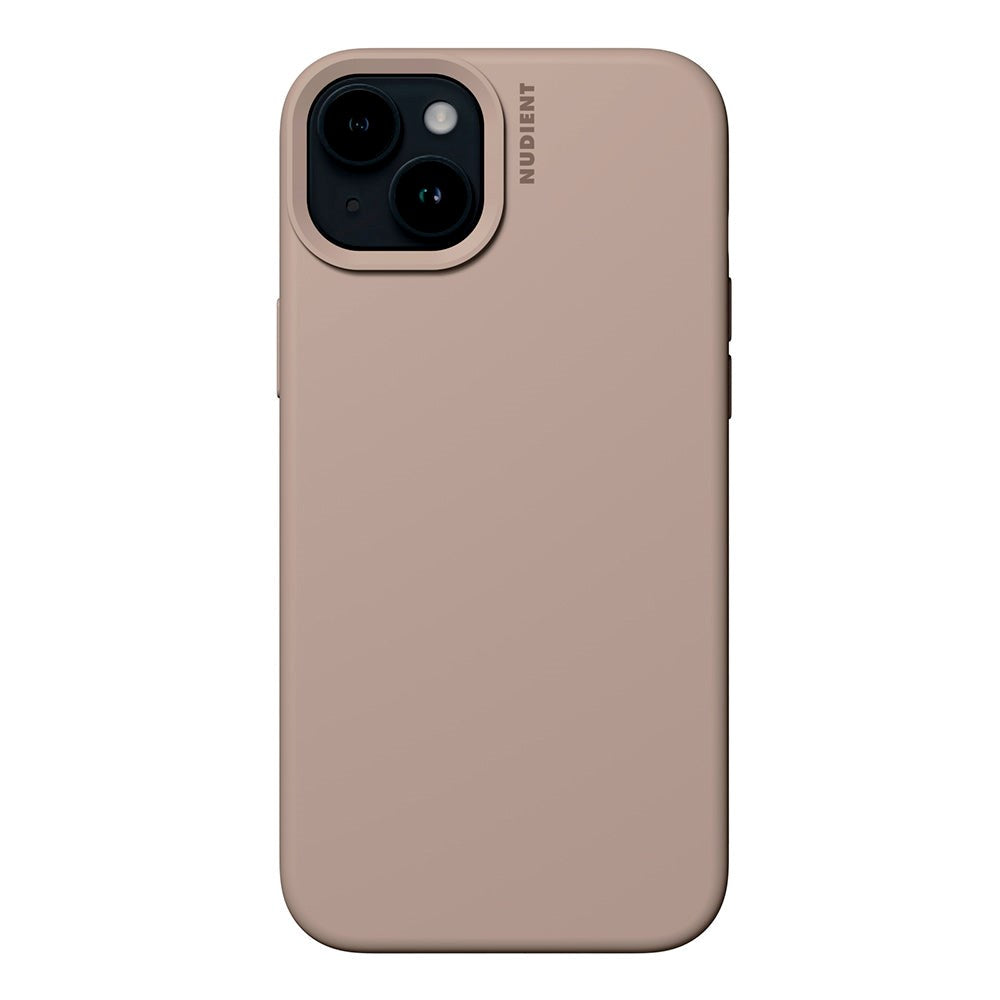 Nudient iPhone 15 Base Silicone Deksel - Stone Beige