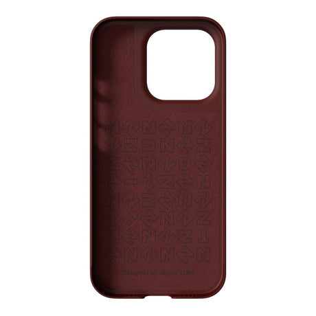 Nudient Thin Case iPhone 16 Pro Deksel - MagSafe Kompatibel  - Burgundy Red