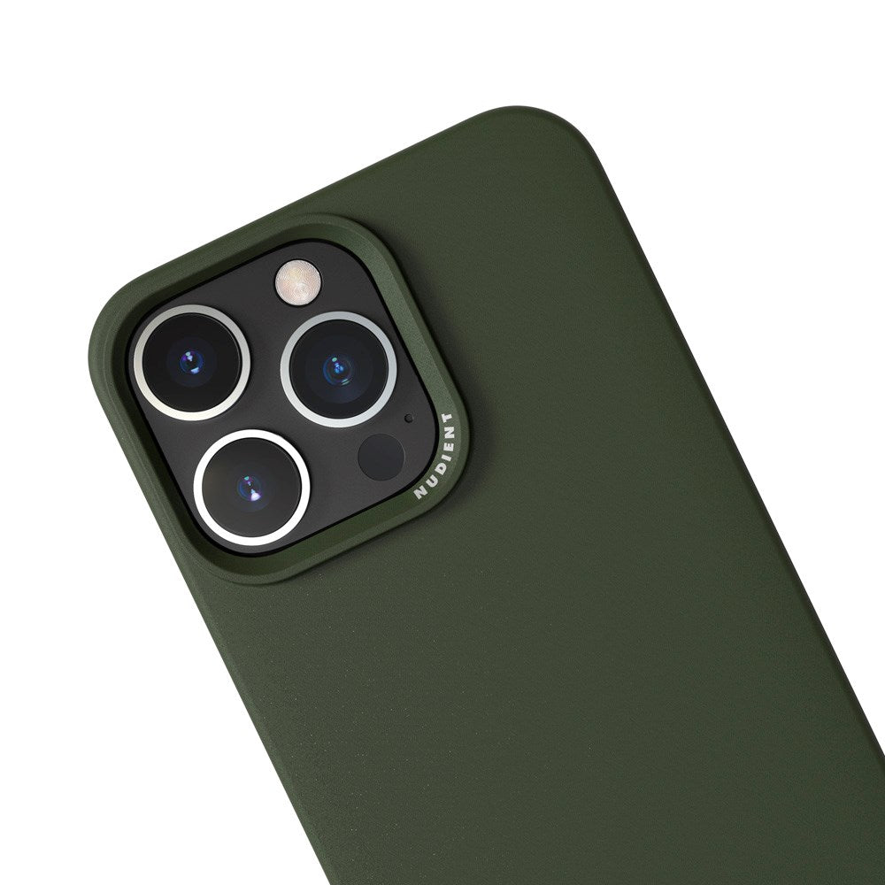 Nudient Thin Case iPhone 16 Pro Max Deksel - MagSafe Kompatibel  - Pine Green