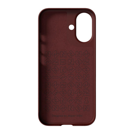 Nudient Thin Case iPhone 16 Deksel - MagSafe Kompatibel - Burgundy Red