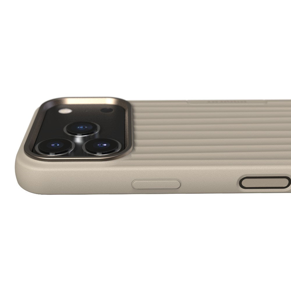 iPhone 18 Pro / 17 Pro Nudient Bold Case Deksel - MagSafe Kompatibel - Linen Beige