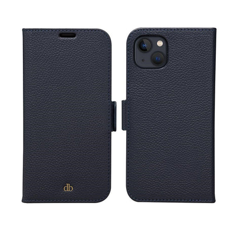 Dbramante1928 iPhone 13 New York 2-i-1 Lær Flipdeksel - Blå