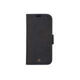 Dbramante1928 iPhone 12/12 Pro New York 2-i-1 Lær Flipdeksel - Svart