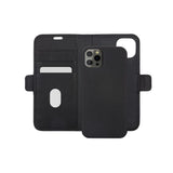 Dbramante1928 iPhone 12/12 Pro New York 2-i-1 Lær Flipdeksel - Svart