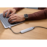 Epico 6-i-1 USB-C Adapter – Aluminium Design med 8K Oppløsning - Space Grey