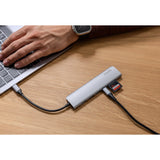 Epico Multimedia 8K USB-C 7-i-1 Hub - Space Grey