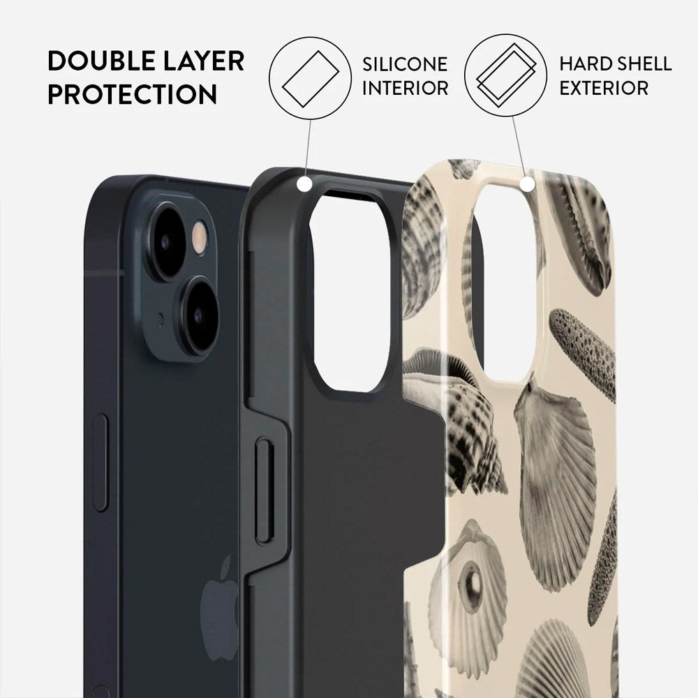 Burga iPhone 14 Tough Fashion Deksel - Shell Mosaic