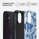iPhone 12 / 12 Pro Burga Tough Fashion Deksel - MagSafe Kompatibel - Aquatic Dance