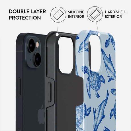 iPhone 13 Burga Tough Fashion Deksel - MagSafe Kompatibel - Aquatic Dance