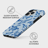 Burga iPhone 13 Pro Tough Fashion Deksel - Aquatic Dance