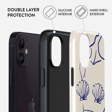 Burga iPhone 12 / 12 Pro Tough Fashion Deksel - Marine Muse