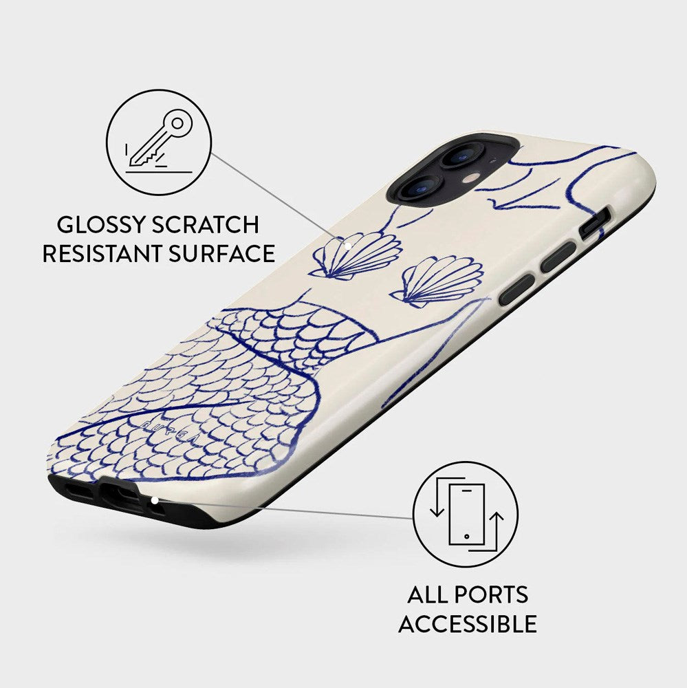 Burga iPhone 12 / 12 Pro Tough Fashion Deksel - Marine Muse