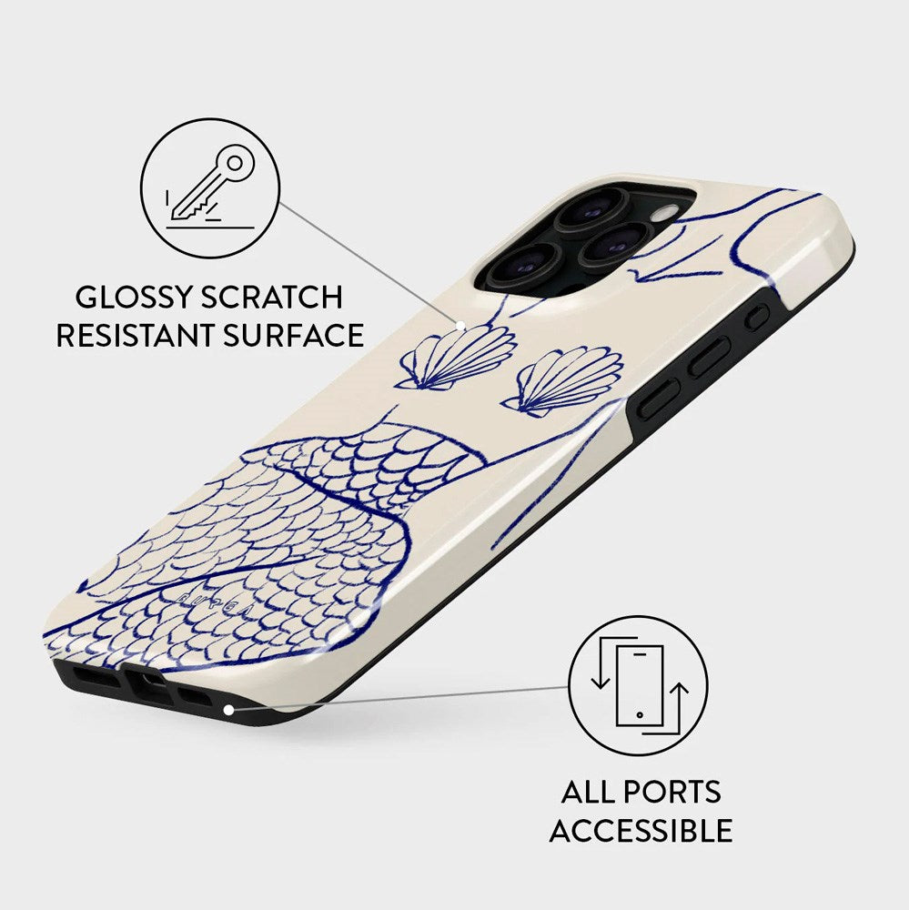 Burga iPhone 15 Pro Tough Fashion Deksel - Marine Muse