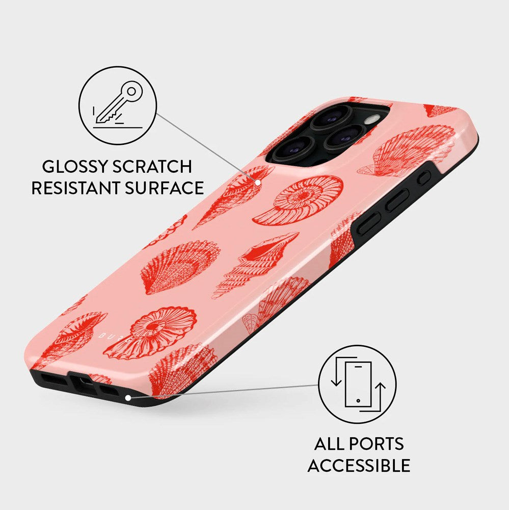 Burga iPhone 15 Pro Tough Fashion Deksel - Coastal Treasure