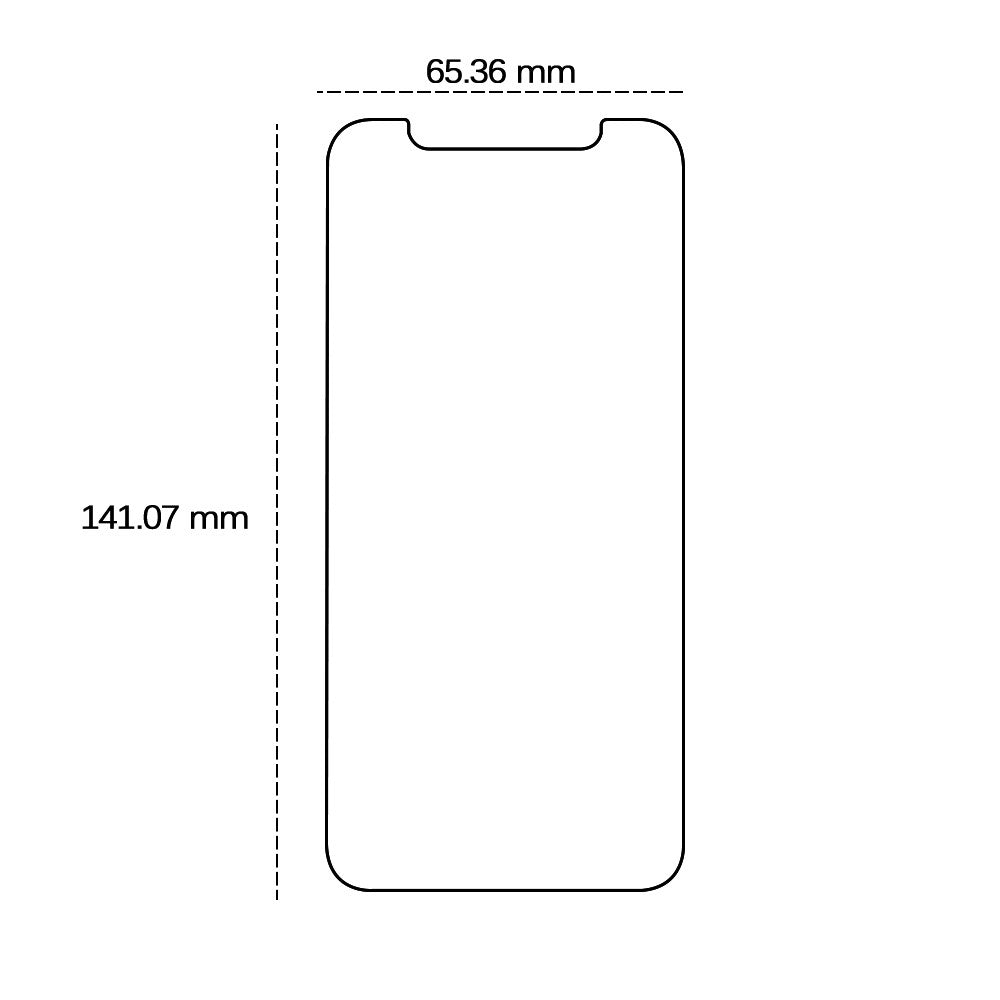 iPhone 11 / XR TFO Skjermbeskytter - Gjennomsiktig