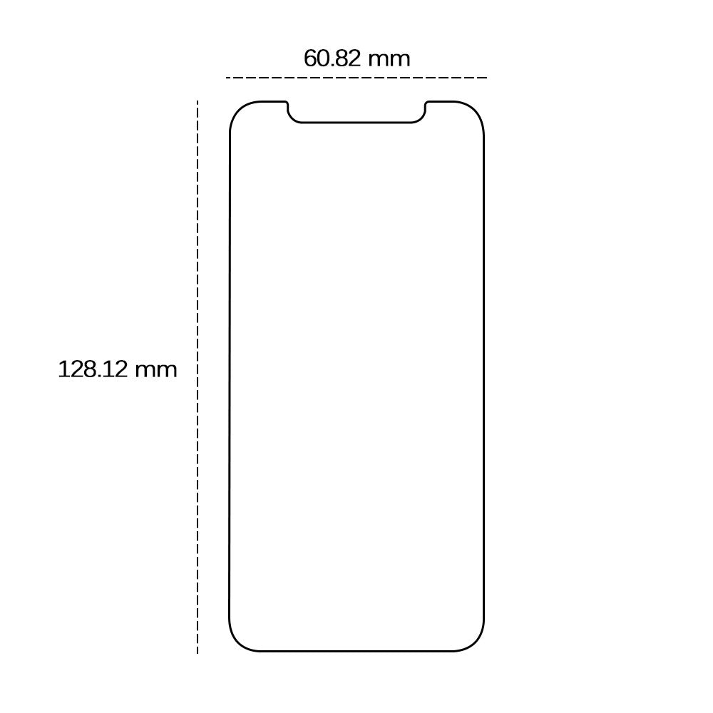 iPhone 13 Mini TFO Skjermbeskytter - Gjennomsiktig