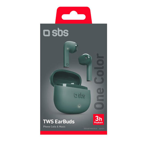 SBS One Color True Wireless In-Ear Hodetelefoner - Grønn