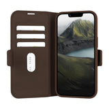 iPhone 16e dbramante1928 Oslo Pro Slim Resirkulert Plast Deksel med Lommebok - Dark Tan