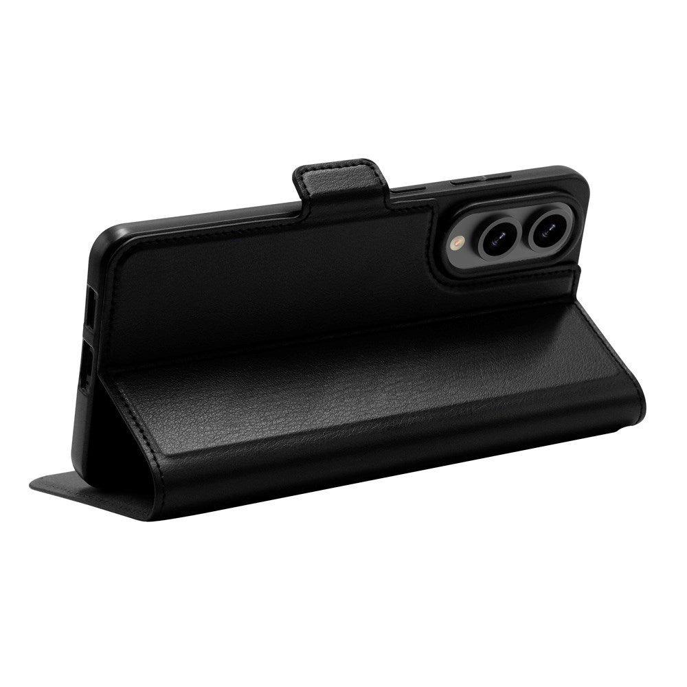 Samsung Galaxy S25 Edge dbramante1928 Oslo Pro Slim Resirkulert Plast Deksel med Lommebok - Svart