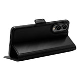 Samsung Galaxy S25 Edge dbramante1928 Oslo Pro Slim Resirkulert Plast Deksel med Lommebok - Svart