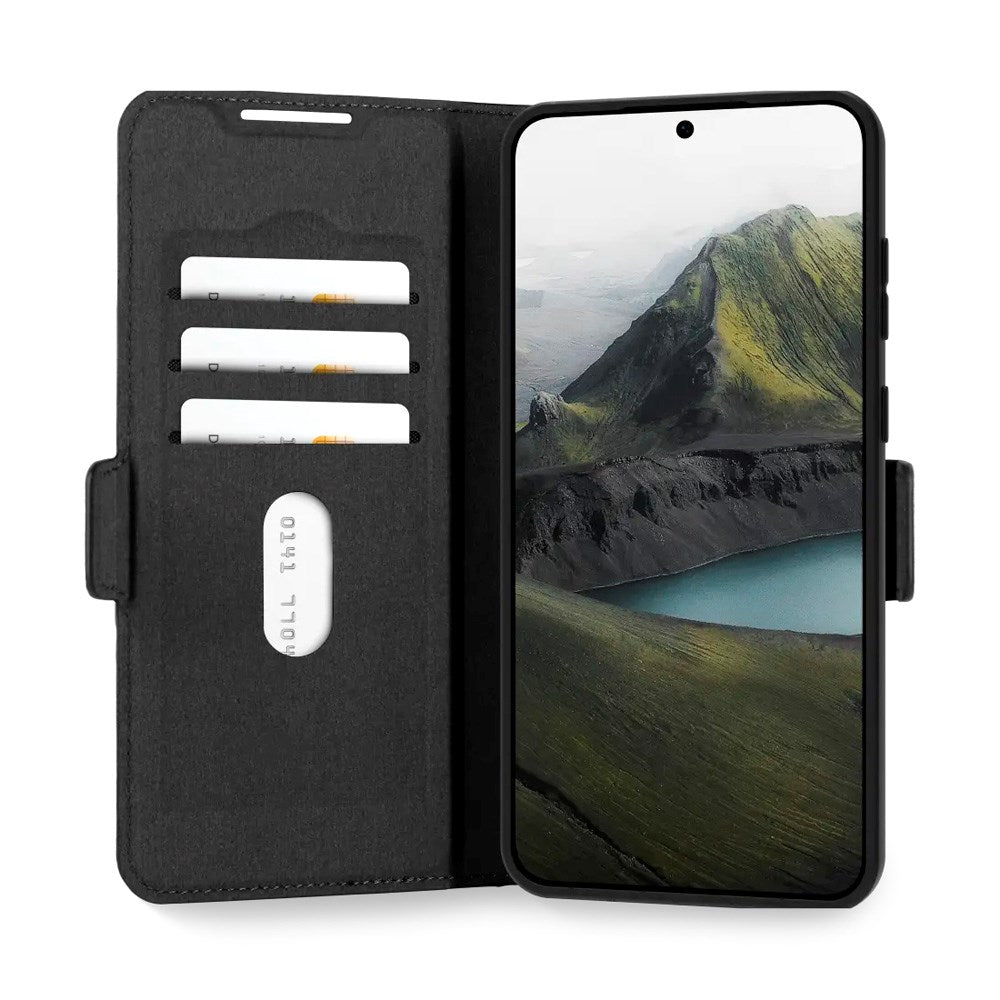 Samsung Galaxy S25 FE dbramante1928 Oslo Pro Slim Resirkulert Plast Deksel m. Lommebok - Svart