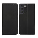 Samsung Galaxy S22 dbramante1928 Oslo Ultra-Slim PU Skinn Flip Deksel med Lommebok - Svart