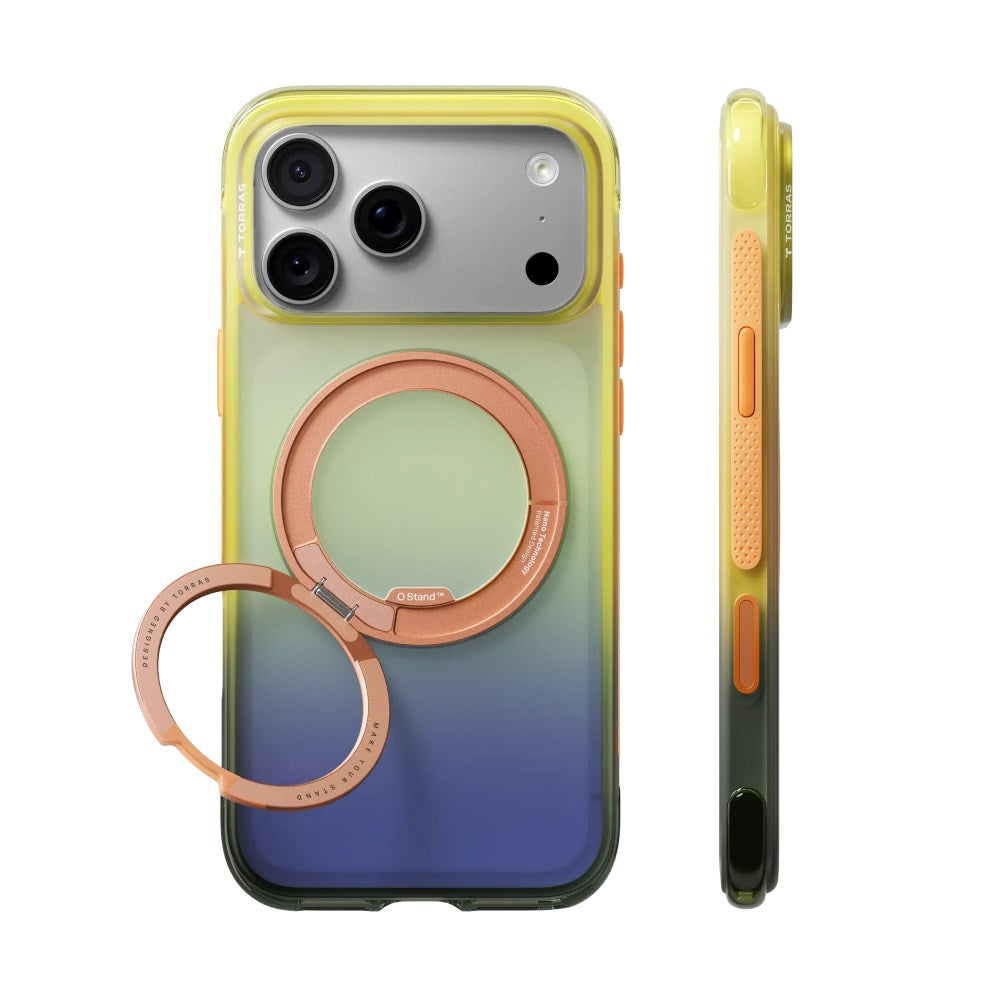 iPhone 18 Pro / 17 Pro TORRAS O3 Air Gradient Deksel - MagSafe Kompatibel - Arizona Glow