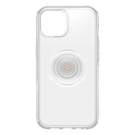 OTTERBOX + POPSOCKETS Symmetry Series iPhone 14 / 13 Håndverker Deksel med Innebygd PopGrip - Gjennomsiktig