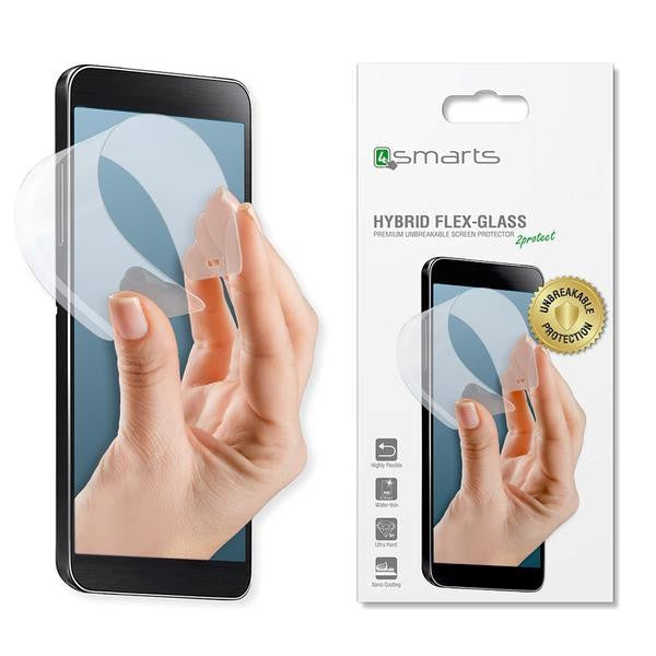 Huawei P10 Plus 4smarts Hybrid Flex-Glass Screen Protector / Skjermbeskytter