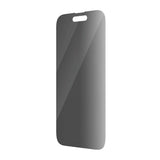 iPhone 14 Pro PanzerGlass AntiBacterial Classic Fit Beskyttelsesglass- Privacy Filter - Platinum Strength - Transparent / Svart