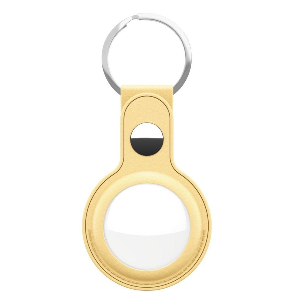 KeyBudz Nøkkelring I Kunstskinn - Snap Ring - 1 Pack - Gul