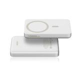 Aukey MagFusion M 10 000 mAh Powerbank - MagSafe / Qi2 Kompatibel - Hvit