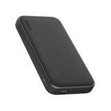 Aukey Sprint 10 000 mAh Powerbank med 15 W & 1 x USB-C & 1 x USB-A - Mørkegrå