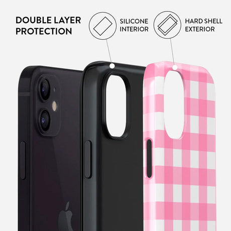 Burga iPhone 12 / 12 Pro Tough Fashion Deksel - Think Pink