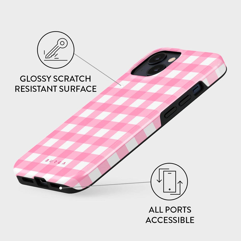 Burga iPhone 13 Tough Fashion Deksel - Think Pink