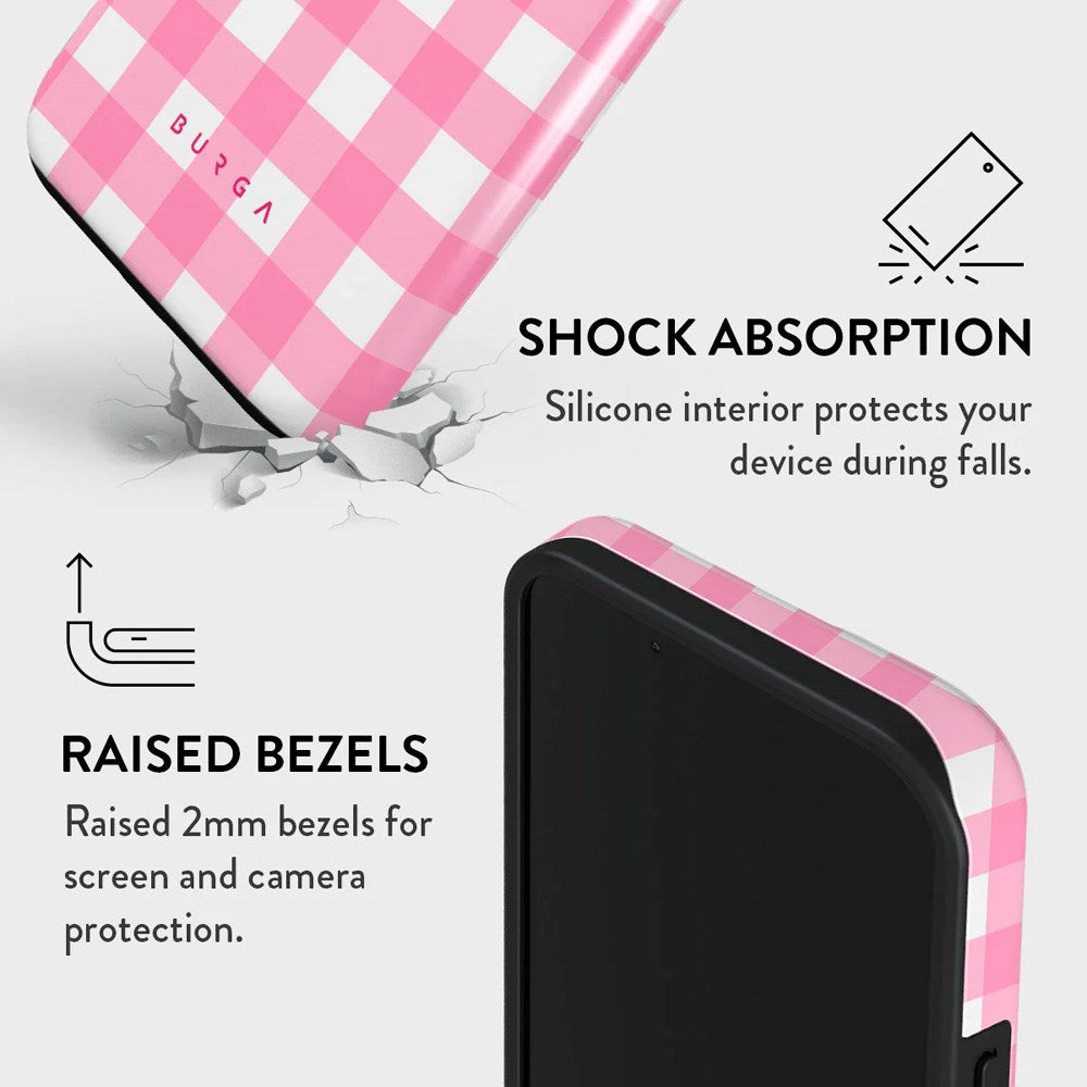 Burga iPhone 13 Tough Fashion Deksel - Think Pink