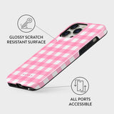 Burga iPhone 13 Pro Tough Fashion Deksel - Thin Pink