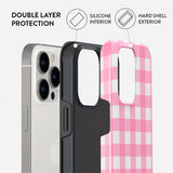 Burga iPhone 14 Pro Tough Fashion Deksel - Think Pink