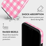 Burga iPhone 15 Pro Tough Fashion Deksel - Think Pink