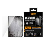iPhone Duo PanzerGlass Platinum Sub Screen Protector m. FASTFIT IN-A-BOX - Gjennomsiktig