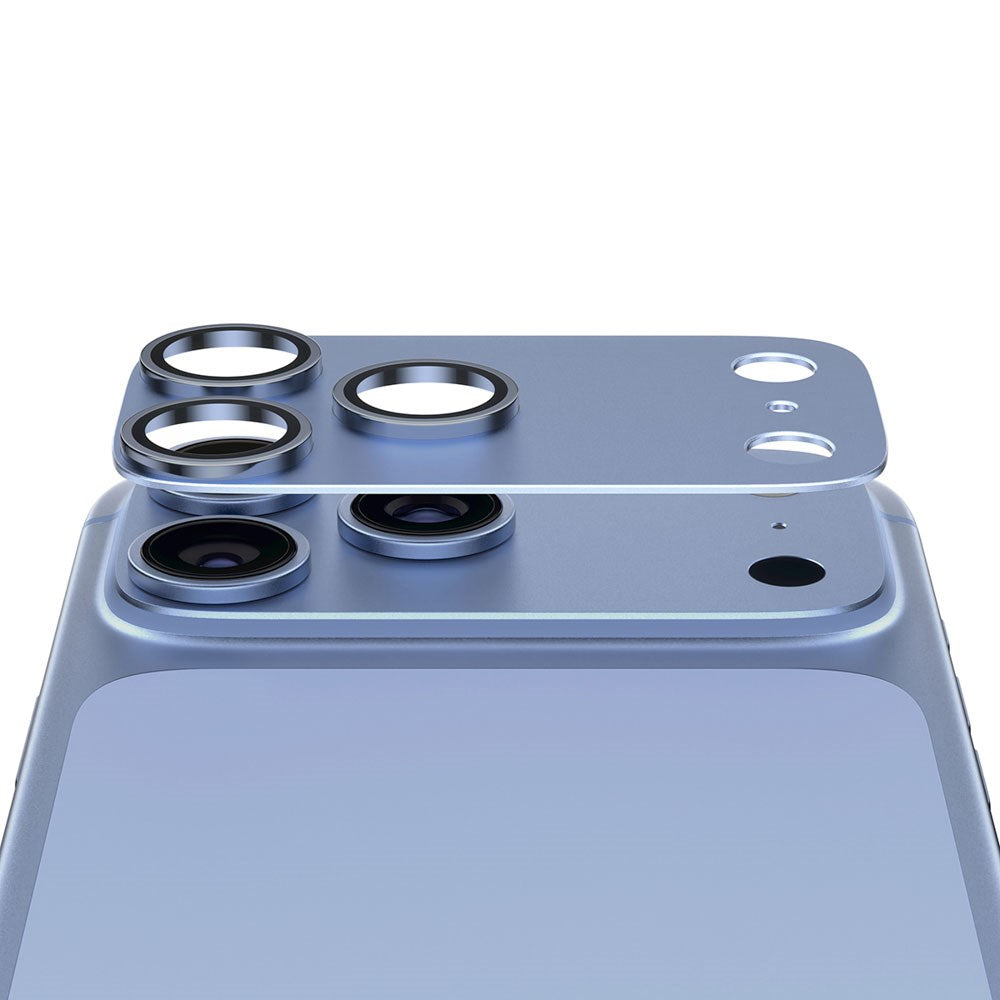 iPhone 18 Pro Max PanzerGlass FENDER Kameralinsebeskyttelse - Shades of Blue