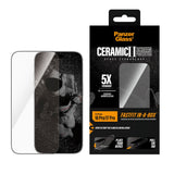iPhone 18 Pro / 17 Pro PanzerGlass Ceramic Ultra-Wide Fit Skjermbeskyttelsesglass – FastFit In-A-Box – Gjennomsiktig