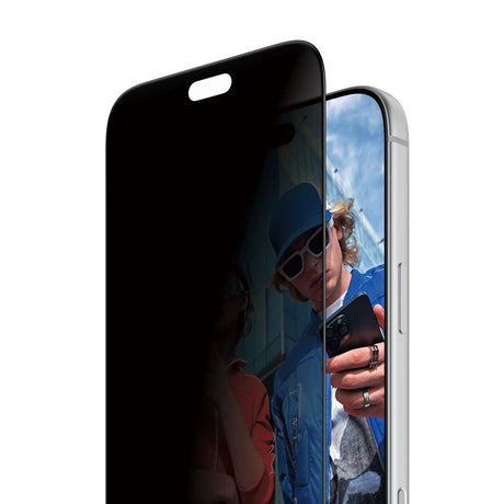 iPhone 18 Pro Max PanzerGlass Ultra Wide Fit Skjermbeskyttelsesglass m. FastFit In-A-Box - Privacy - Gjennomsiktig
