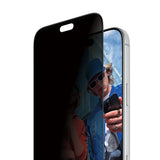 iPhone 18 Pro Max PanzerGlass Skjermbeskyttelsesglass - Ultra Wide Fit med EasyAligner - Privacy - Gjennomsiktig