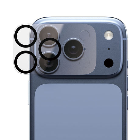 iPhone 18 Pro PanzerGlass PicturePerfect Kameralinsebeskytter - Gjennomsiktig / Svart