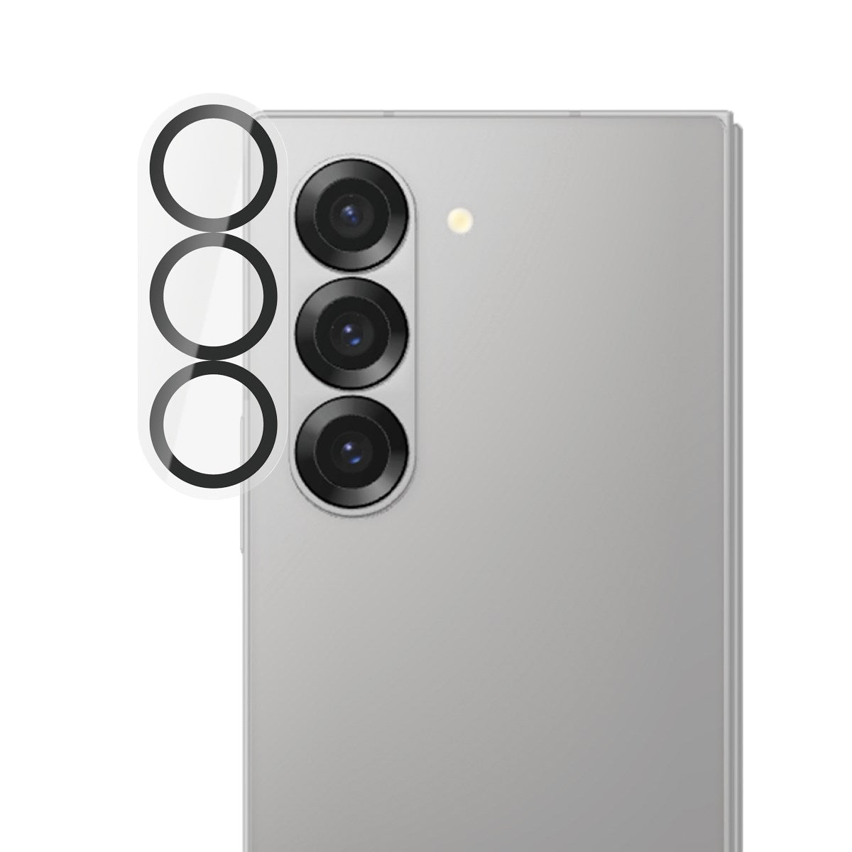 PanzerGlass Samsung Galaxy Z Fold7 PicturePerfect Kameralinsebeskytter - Gjennomsiktig / Svart