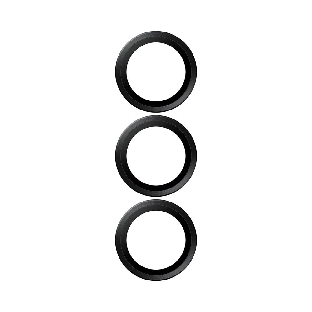 Samsung Galaxy S26 / S26+ (Plus) PanzerGlass Hoops - Kamerabeskyttelse - Gjennomsiktig / Svart Kant