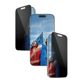 PanzerGlass iPhone 17 Pro 2-Way Privacy Skjermbeskyttelse - Ultra-Wide Fit - Gjennomsiktig
